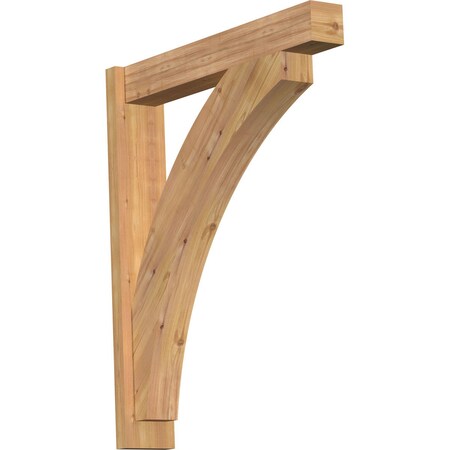 Ekena Millwork Thorton Block Smooth Outlooker, Western Red Cedar, 5 1/2"W x 30"D x 36"H OUT06X30X36THR05SWR